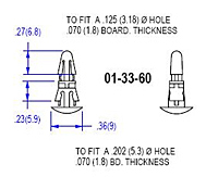 33 Series: Reverse Locking Circuit Board Support - 2