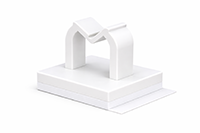 19 Series: Miniature Top Entry Wire Saddle - Adhesive Back 19 Series: Miniature Top Entry Wire Saddle - Adhesive Back