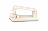 63-250 Series: Flat Wire Clip/Clamp - Adhesive Back