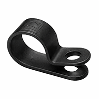 03 Series: 3/8" Wide Cable Clamps(.170 Mtg Hole) - 04-03-20-BK