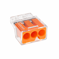 PIWC Series: Push In Wire Connector - 19-PIWC-3-OR