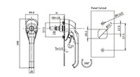 L-Handle Quarter Turn Locks with Defeater Function - 2