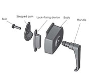 Heating, Ventilation, and Air Conditioning (HVAC) Lock L Handles - 3