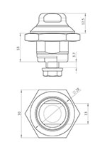 Hygienic Quarter Turn Locks - 2