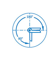 15.0 Millimeter (mm) Dimension A1 Left Hand Stainless Steel Combi Hinge - 3