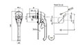 L-Handle Quarter Turn Locks with Defeater Function - 2